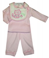 Комплект (боди,штаны,слюнявчик) Kid's Center 9505