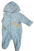 Комбинезон велюровый с капюшоном Little Baby 9595